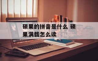 硕果的拼音是什么 硕果满载怎么读