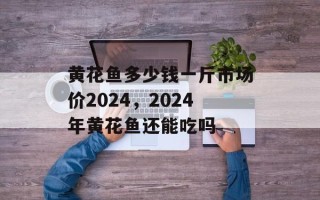 黄花鱼多少钱一斤市场价2024，2024年黄花鱼还能吃吗