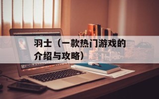 羽士（一款热门游戏的介绍与攻略）