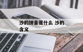 沙的拼音是什么 沙的含义