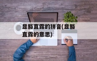 显豁直露的拼音(显豁直露的意思)