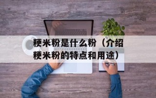 粳米粉是什么粉（介绍粳米粉的特点和用途）