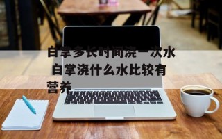 白掌多长时间浇一次水 白掌浇什么水比较有营养