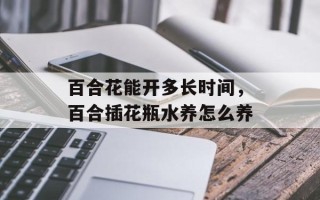 百合花能开多长时间，百合插花瓶水养怎么养