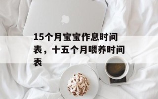 15个月宝宝作息时间表，十五个月喂养时间表