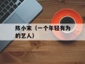 陈小末（一个年轻有为的艺人）