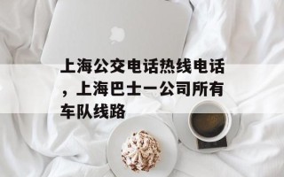 上海公交电话热线电话，上海巴士一公司所有车队线路