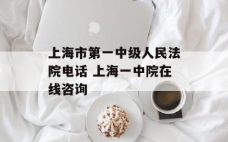 上海市第一中级人民法院电话 上海一中院在线咨询