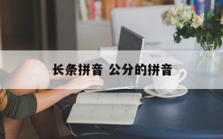长条拼音 公分的拼音