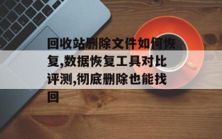 回收站删除文件如何恢复,数据恢复工具对比评测,彻底删除也能找回