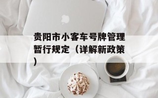贵阳市小客车号牌管理暂行规定（详解新政策）