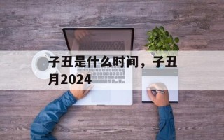 子丑是什么时间，子丑月2024