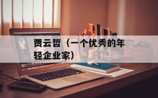 贾云哲（一个优秀的年轻企业家）
