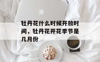 牡丹花什么时候开放时间，牡丹花开花季节是几月份