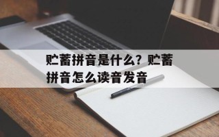 贮蓄拼音是什么？贮蓄拼音怎么读音发音