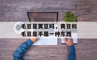 毛豆是黄豆吗，黄豆和毛豆是不是一种东西