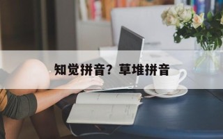知觉拼音？草堆拼音