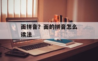面拼音？面的拼音怎么读法