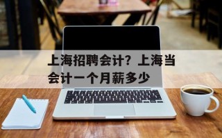上海招聘会计？上海当会计一个月薪多少