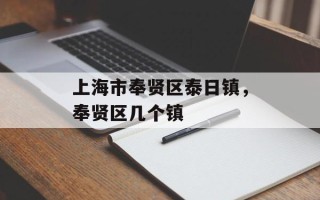 上海市奉贤区泰日镇，奉贤区几个镇
