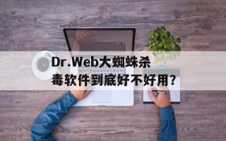 Dr.Web大蜘蛛杀毒软件到底好不好用？