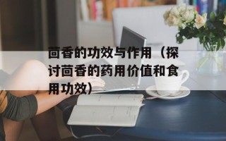 茴香的功效与作用（探讨茴香的药用价值和食用功效）