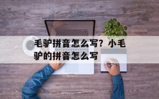 毛驴拼音怎么写？小毛驴的拼音怎么写