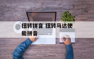 扭转拼音 扭转马达使能拼音