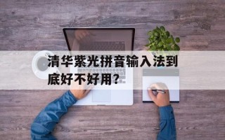 清华紫光拼音输入法到底好不好用？