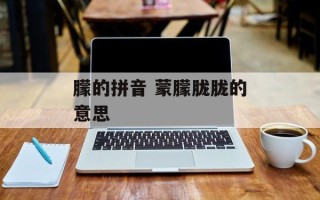 朦的拼音 蒙朦胧胧的意思