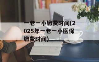 一老一小缴费时间(2025年一老一小医保缴费时间)