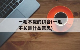 一毛不拔的拼音(一毛不长是什么意思)