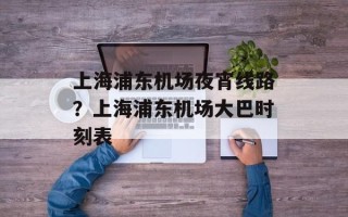 上海浦东机场夜宵线路？上海浦东机场大巴时刻表