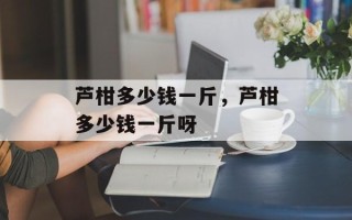 芦柑多少钱一斤，芦柑多少钱一斤呀