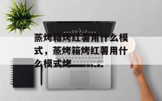 蒸烤箱烤红薯用什么模式，蒸烤箱烤红薯用什么模式烤
