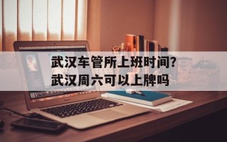 武汉车管所上班时间？武汉周六可以上牌吗