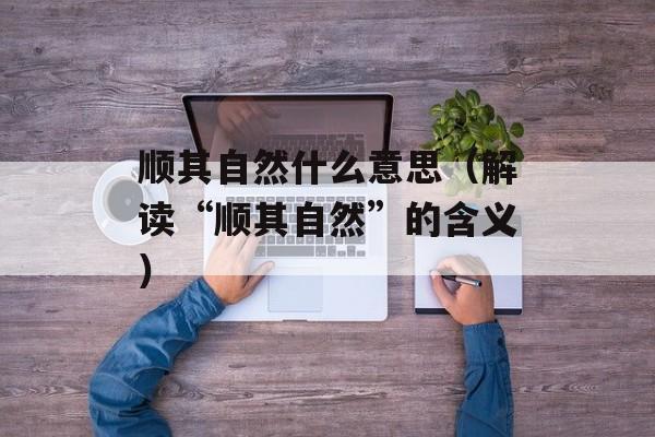 顺其自然什么意思（解读“顺其自然”的含义）-第1张图片-