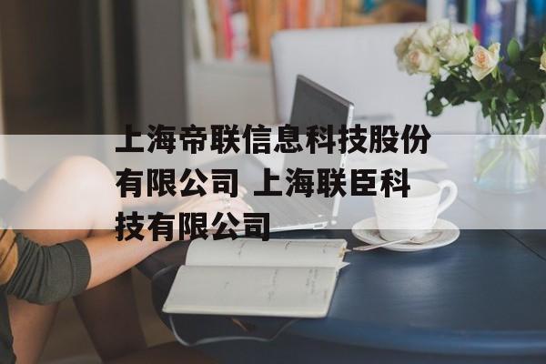 上海帝联信息科技股份有限公司 上海联臣科技有限公司-第1张图片-