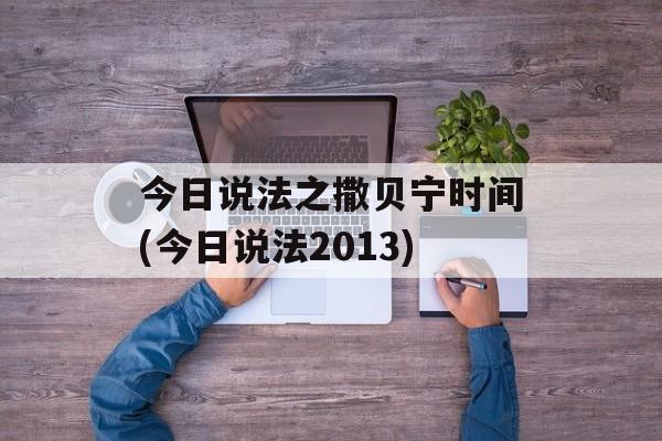 今日说法之撒贝宁时间(今日说法2013)-第1张图片-
