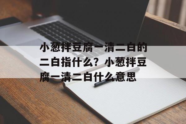 小葱拌豆腐一清二白的二白指什么？小葱拌豆腐一清二白什么意思-第1张图片-